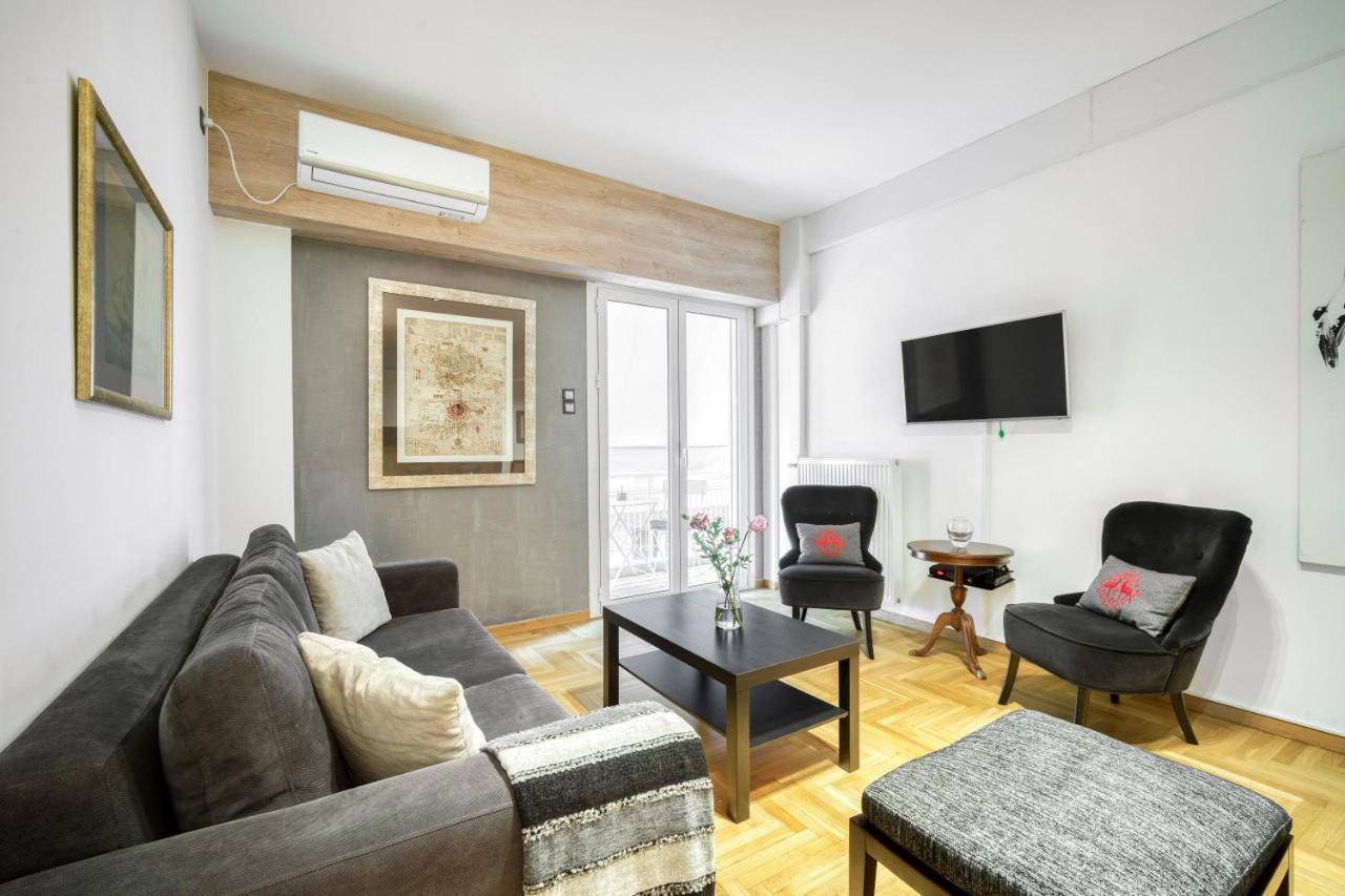 Delightful Stylish Two Bedroom Condo In Hip Area Of Central Athens Atenas Exterior foto